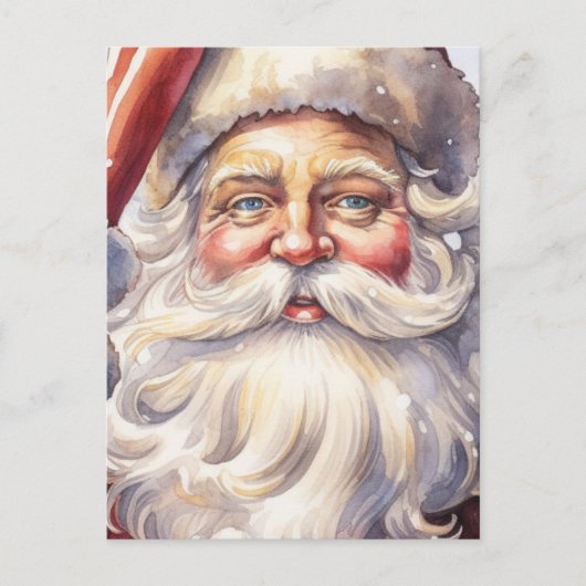 Retro Santa Claus in einem Red Hat Weihnachten (Vorderseite)