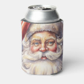 Retro Santa Claus in einem Red Hat Weihnachten Dosenkühler (Kanne Rückseite)