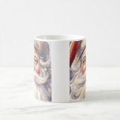 Retro Santa Claus in einem Red Hat Weihnachten Kaffeetasse (Mittel)