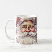 Retro Santa Claus in einem Red Hat Weihnachten Kaffeetasse (Links)
