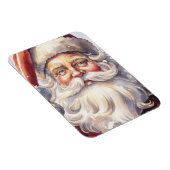 Retro Santa Claus in einem Red Hat Weihnachten Magnet (Rechte Seite)