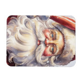 Retro Santa Claus in einem Red Hat Weihnachten Magnet (Horizontal)