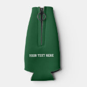 Retro Santa Claus mit Bierweihnachtsgebäck Flaschenkühler (Rückseite)