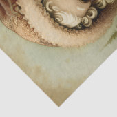 Retro Santa Claus mit Geschenken Dekoupage Seidenpapier (Detail)