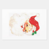 Retro Santa Claus, süße Weihnachten Geschenkpapier Set (Vorderseite 3)