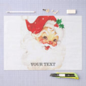 Retro Santa Claus, süße Weihnachten Seidenpapier (Handwerk)