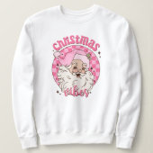 Retro Santa Claus Sweatshirt Christmas Vibes (Design vorne)