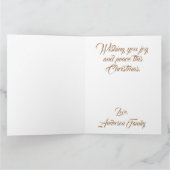 Retro Santa Claus Village Karte (Innenseite)