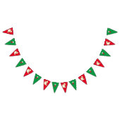 Retro Santa Claus Weihnachten Wimpelkette (Alle)