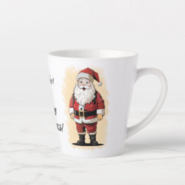 Retro Santa Cristmas Latte Tasse