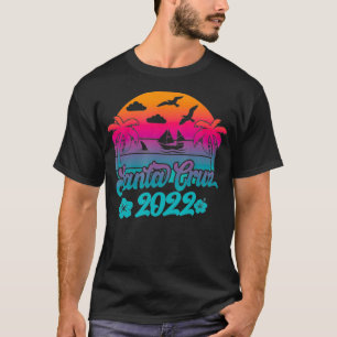 Retro Santa Cruz Beach 2022 Aruba Familienurlaub T-Shirt