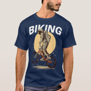 Retro Santa Cruz Bicycle Space Biking Funny Astron T-Shirt
