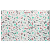 Retro Santa Deers Christmas Fabric Stoff (Fat Quarter (45,7 x 55,9 cm))