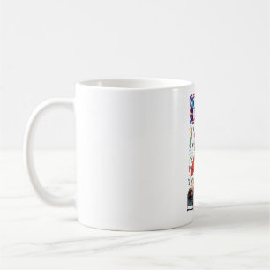 Retro Santa DJ Weihnachtsradio Kaffeetasse