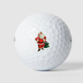 Retro Santa Golfball (Vorderseite)