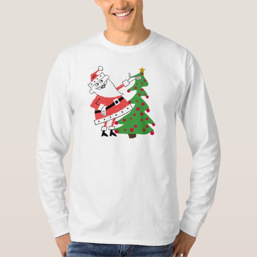 Retro Santa Holiday Tshirts und Geschenke (Vorderseite)