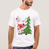 Retro Santa Holiday Tshirts und Geschenke (Vorderseite)