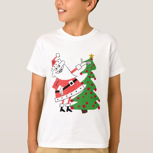 Retro Santa Holiday Tshirts und Geschenke (Vorderseite)