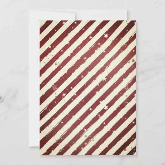 Retro Santa Jingle Mingle Be Merry Christmas Party Einladung (Rückseite)