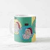 Retro Santa Kaffeetasse (Vorderseite Links)