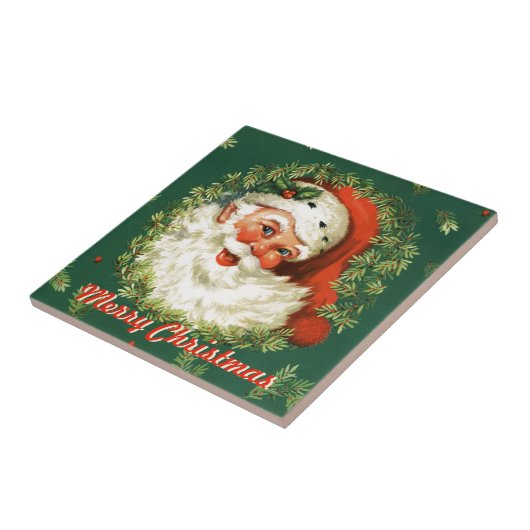 Retro Santa Keramik Tile Fliese (Seite)