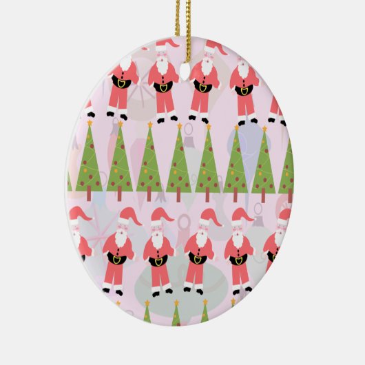 Retro Santa Keramikornament (Rechts)