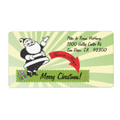 Retro Santa mit grünem Sonnenbrand (Vorne)