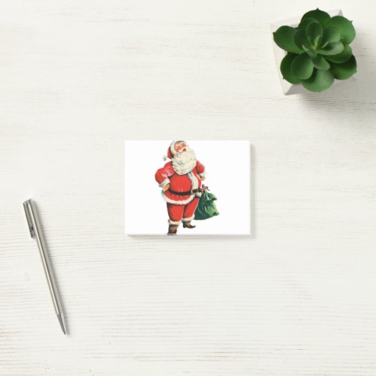 Retro Santa Post-it Klebezettel (Büro)