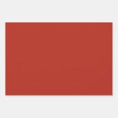 Retro Santa Red & Green Weihnachtswrapping Sheets Geschenkpapier Set (Vorderseite 3)