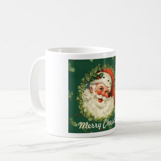 Retro Santa Tasse (Vorderseite Links)