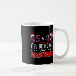 Retro Santa Trump 47. Präsident werde ich Zuhause Kaffeetasse