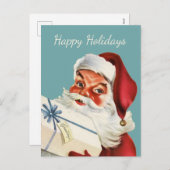 Retro Santa Vintage Weihnachten (Vorne/Hinten)