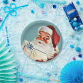 Retro Santa Vintage Weihnachtsklassiker Pappteller (Party)