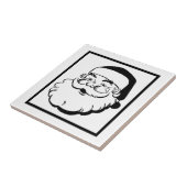Retro Santa White Keramik Tile Fliese (Seite)