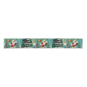 Retro Santa Wonderland Ripsband (Vorderseite)
