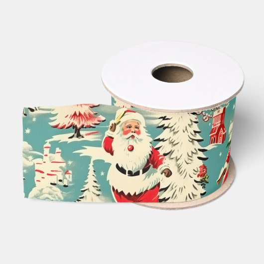 Retro Santa Wunderland 2 Ripsband (Spule)