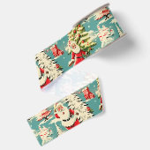Retro Santa Wunderland 2 Ripsband (Rückseite)