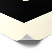 Retro Saranac Lake | New York Travel Poster (Ecke)