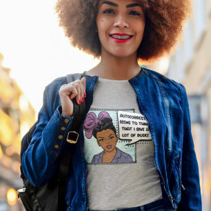 Retro Sarcastic Phrase 50er Hausfrau Pop Art T-Shirt