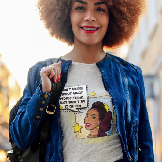 Retro Sarcastic Phrase 50er Hausfrau Pop Art T-Shirt