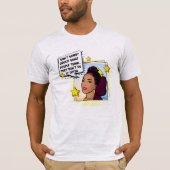 Retro Sarcastic Phrase 50er Hausfrau Pop Art T-Shirt (Vorderseite)