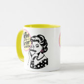 Retro Sarcastic Tasse - Kaffee Weil (Vorderseite Links)