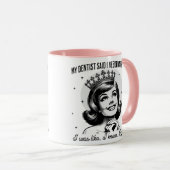 Retro Sarcastic Tasse - Krone (VorderseiteRechts)