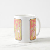 Retro-Sardinenposter Kaffeetasse (VorderseiteRechts)