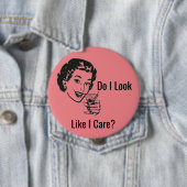 Retro Sassy Lady Button (Beispiel)