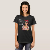 Retro Sassy T-Shirt - T-Shirt "I'm Not High Mainte (Vorne ganz)
