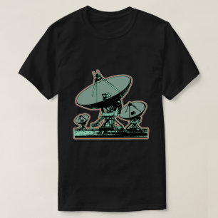 Retro Satellite Dish Graphic T-Shirt