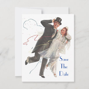 Retro SAVE THE DATE ANKÜNDIGUNG EZ zum Anpassen