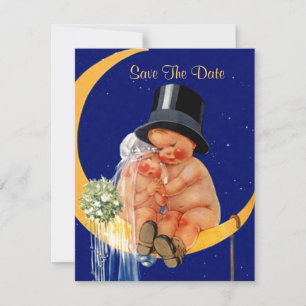 Retro SAVE THE DATE besonders anzufertigen