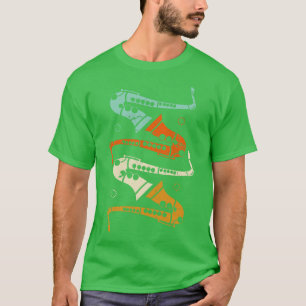 Retro Saxophon T-Shirt